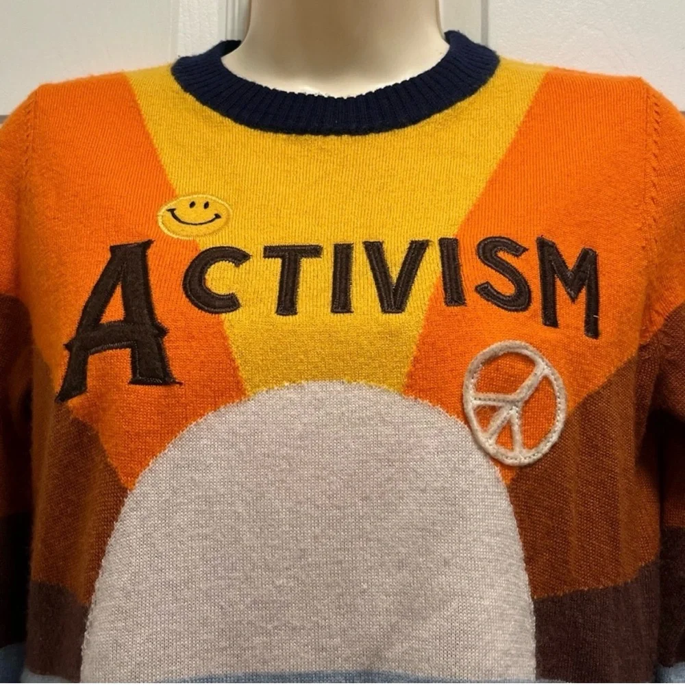 Stoned Immaculate California Dreamin' Wool Sweater Customized Activism MED EUC - Picture 3 of 14